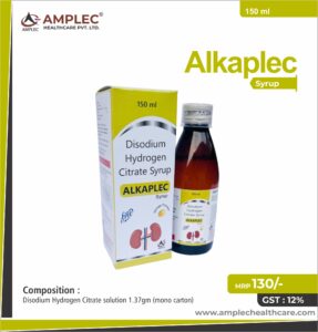 ALKAPLEC – Disodium Hydrogen Citrate solution 1.37gm (Mono Carton)  | Amplec Healthcare