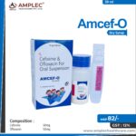AMCEF O – Cefixime 50mg+ ofloxacin 50mg Dry Syrup | Amplec Healthcare