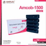 AMCOB-1500 – Methylcobalamin 1500 mcg + Benzyl Alocohol 2.0% v/v  Injection  | Amplec Healthcare