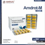Amdrot-M – Drotraverine 80 Mg + Mefenamic Acid 250 Mg  Ofloxacin 200 Mg  | Amplec Healthcare