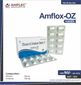 Amflox-Oz – Ofloxacin 200 Mg + Ornidazole 500 Mg  | Amplec Healthcare