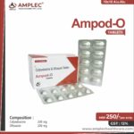 Ampod O – Cefpodoxime 200 Mg +  Ofloxacin  200 Mg Tablet | Amplec Healthcare