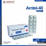 AMTECL-40 – Telmisartan 40 mg Tablet | Amplec Healthcare