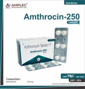Amthocin-250 – Azithromycin 250 Mg  | Amplec Healthcare