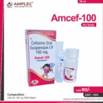 AMCEF-100 – Cefixime 100 mg (With Water) | Amplec Healthcare