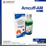 AMCUFF-AM – Ambroxol 15mg + Guaifenesin 50mg + Terbutaline 1.25mg + Menthol 1.5 Syrup  | Amplec Healthcare