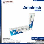 AMOFRESH – Potassium Nitrate 5%w/w + Sodium Monofluorophosphate 0.7% w/w + Triclosan  0.3%w/w (Gel Base) Toothpaste | Amplec Healthcare