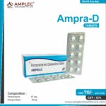 Ampra-D – Pantoprazole 40mg + Domperidone 10mg Tab | Amplec Healthcare