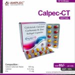 CALRPEC-CT – Calcium Citrate Malate 500 mg + Clacitroil 0.25 mcg + Zinc 7.5 mg Softgel Capsule | Amplec Healthcare