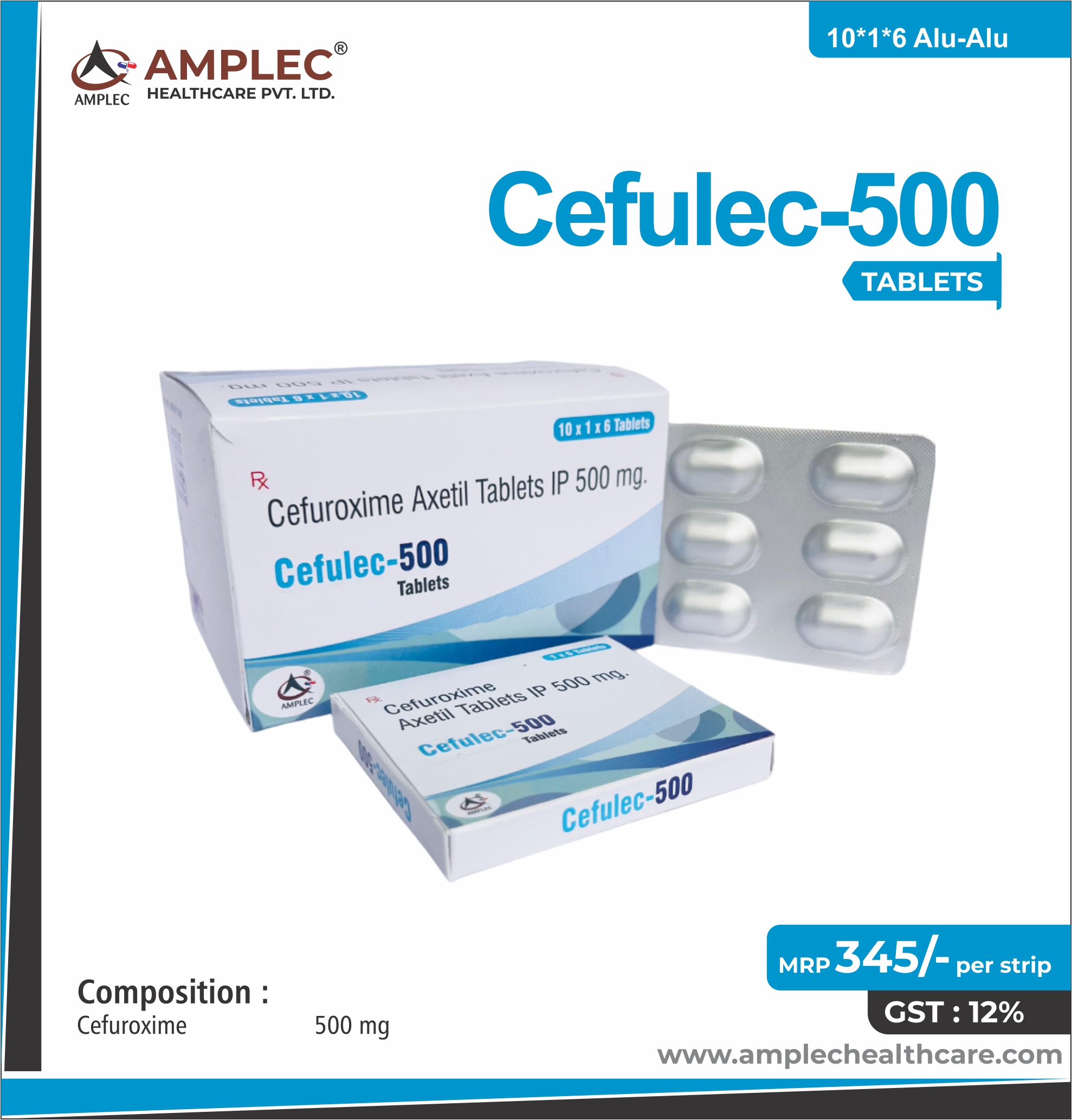 CEFULEC-500 - formulated with Cefuroxime 500 mg | Provided by Amplec Healthcare