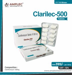CLARILEC 500 – Clarithromycin 500mg  | Amplec Healthcare