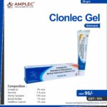 CLONLEC GEL – Linseed oil 3% w/w+ Menthol 5 % w/w + Methyl Salicylate 10% w/w + Benzyl Alcohol 1% w/w+ Diclofenac Sodium 1% w/w Gel | Amplec Healthcare