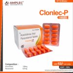 CLONLEC-P – Aceclofenac 100mg + Paracetamol 325mg  | Amplec Healthcare