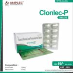 CLONLEC-P – Aceclofenac 100mg + Paracetamol 325mg  | Amplec Healthcare