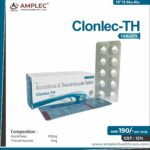 CLONLEC-TH4 – Aceclofenac 100mg+Thiocolchicoside 4 mg | Amplec Healthcare