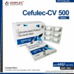 CEFULEC CV 500 – Cefuroxime 500 mg Clavulanic Acid 125mg Tablet | Amplec Healthcare