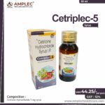 CETRIPLEC 5 – Cetirizine Hydrochloride 5 mg Suspension | Amplec Healthcare