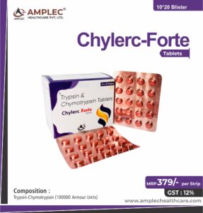CHYLERC FORTE – Trypsin-Chymotrypsin (100000 AU) Tablet | Amplec Healthcare