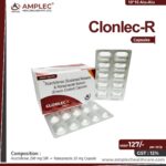 CLONLEC-R – Aceclofenac 200 mg (SR) + Rabeprazole 20 mg | Amplec Healthcare