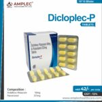 DICLOPLEC P – Diclofenac 50mg + Paracetamol 325mg | Amplec Healthcare
