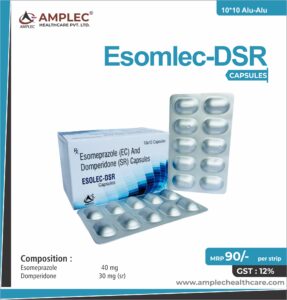 ESORLEC-DSR – Esmoperazole 40 mg + Domperidone 30 mg (sr) | Amplec Healthcare