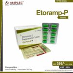 ETORAMP-P – Etoriocoxib 60mg+ Pcm 325mg | Amplec Healthcare