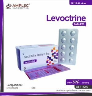 LEVOCTRINE - formulated with Levocetirizine 5mg tablet | Provided by Amplec Healthcare