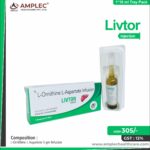 LIVTOR – L-Ornithine + L-Aspartate (5 gm) Injection  | Amplec Healthcare