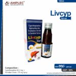 LIVCYP – Cyproheptadine HCI 2 mg + Tricholine Citrate  275 mg Syrup | Amplec Healthcare