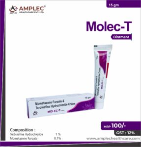 MOLEC-T – Terbinafine Hydrochloride 1 % and Mometasone Furoate 0.1% Ointment | Amplec Healthcare