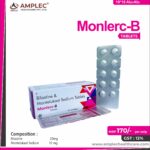 MONLERC B – Bilastine 20mg + Montelukast Sodium 10 mg Tablet | Amplec Healthcare