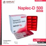 NAPLEC D 500 – Naproxen 500 mg + Domperidone 10 mg Tablet | Amplec Healthcare
