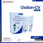 OXILICIN-CV – Amoxycillin  Trihydrate 200 mg + Potassium Clavulanic  28.5 mg Dry Syrup | Amplec Healthcare