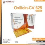 OXILICIN-CV 625 – Amoxycillin 500 mg + Clavulanic Acid 125 mgTablet | Amplec Healthcare
