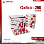 OXILICIN-250 – Amoxycillin Trihydrate 250 mg + Lactic Acid Bacillus 2.5 Billion spores Capsule   | Amplec Healthcare