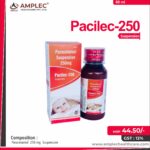 PACILEC-250 – Paracetamol  250 mg  Suspension | Amplec Healthcare