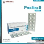 PREDLEC-8 – Methylprednislone  8 MG | Amplec Healthcare