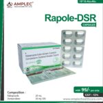 RAPOLE-DSR – Rabeprazole 20 mg + Domperidone 30 mg(sr)  | Amplec Healthcare