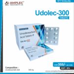UDOLEC-300 – Ursodeoxycholic Acid 300 Tablet | Amplec Healthcare