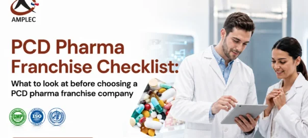 PCD pharma franchise checklist showing key evaluation points for choosing a pharma franchise company