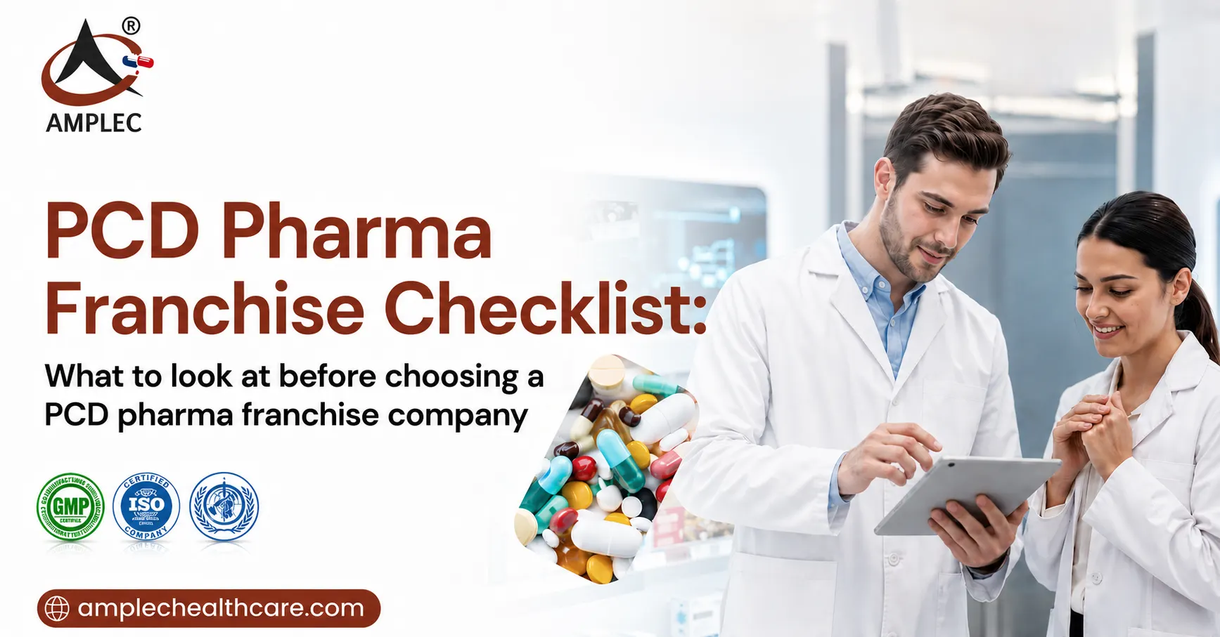 PCD pharma franchise checklist showing key evaluation points for choosing a pharma franchise company